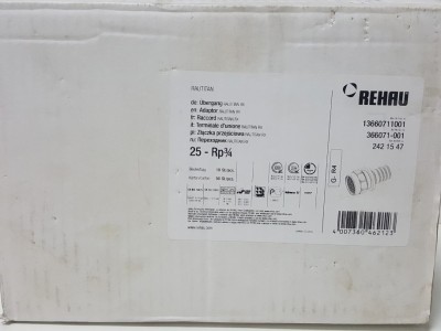 366071-001 Переходник с внутренней резьбой Rehau Rautitan RX 25 x 3/4" В