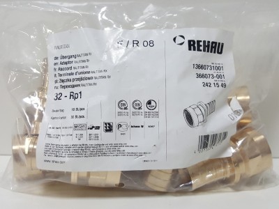 366073-001 Переходник с внутренней резьбой Rehau Rautitan RX 32 x 1" В