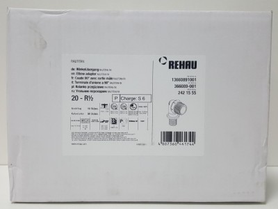 366089-001 Колено Rehau Rautitan RX 20 1/2 Н