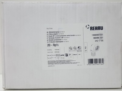 366096-001Колено Rehau Rautitan RX 20 1/2 В