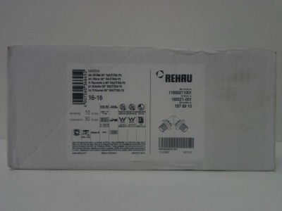 160021-001 Колено соединительное Rehau Rautitan PX 16 x 16