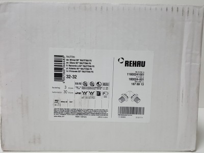 160024-001 Колено соединительное Rehau Rautitan PX 32 x 32