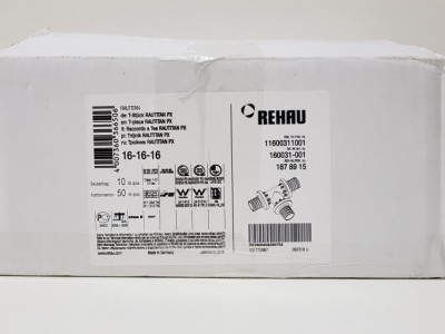 160031-001 тройник Rehau Rautitan PX 16 x 16 x 16