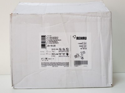 160061-001 тройник Rehau Rautitan PX 20 x 16 x 20