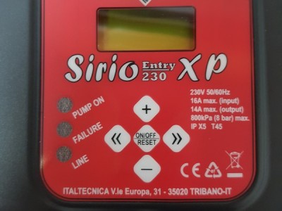 Панель управления Italtecnica Sirio XP
