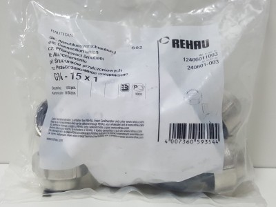 240601-003 Резьбозажимное соединение Rehau 15 x 3/4"
