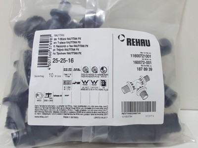 Тройник Rehau Rautitan PX 25 x 25 x 16
