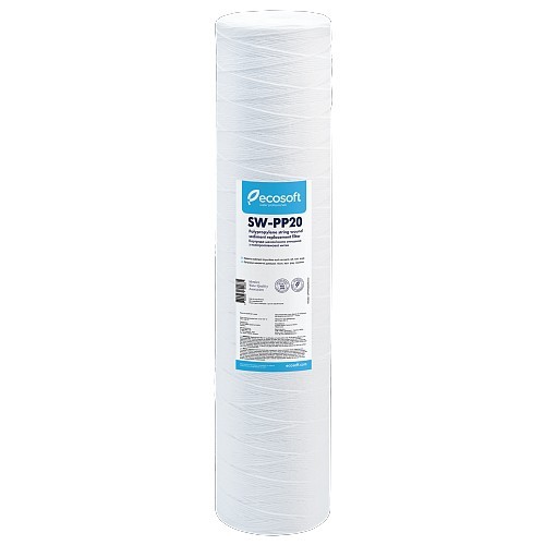 Картридж з поліпропіленової нитки Ecosoft 4,5"x20" 20 мкм CPN452020ECO Картридж з поліпропіленової нитки Ecosoft 4,5"x20" 20 мкм CPN452020ECO