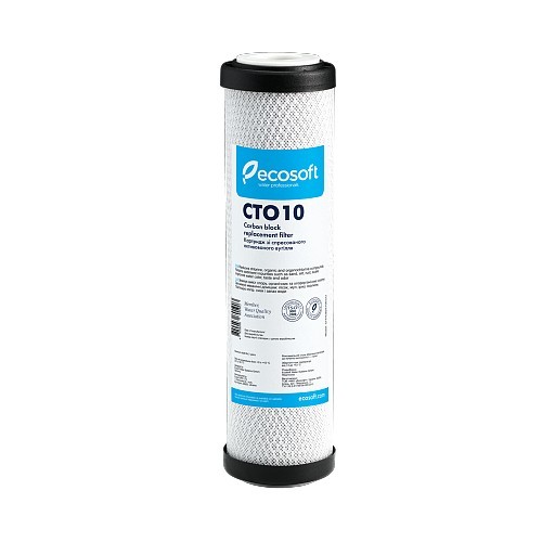 Картридж з пресованого активованого вугілля Ecosoft 2,5"х10" CHVCB2510ECO Картридж з пресованого активованого вугілля Ecosoft 2,5"х10" CHVCB2510ECO