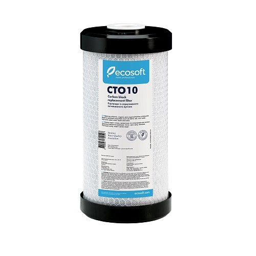 Картридж з пресованого активованого вугілля Ecosoft 4,5"х10" CHVCB4510ECO Картридж з пресованого активованого вугілля Ecosoft 4,5"х10" CHVCB4510ECO