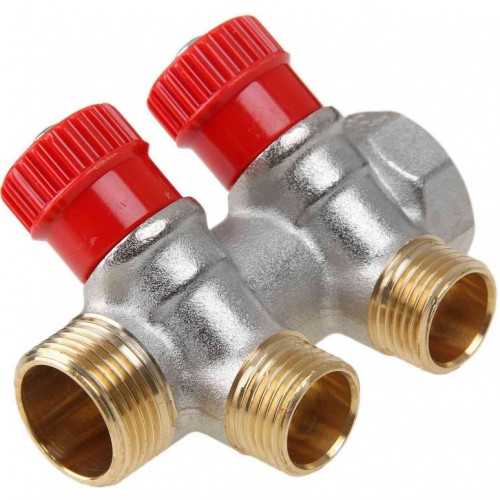 202B Колектор вентильний Bianchi 3/4" x 1/2" x 2 виходи 202B Колектор вентильний Bianchi 3/4" x 1/2" x 2 виходи
