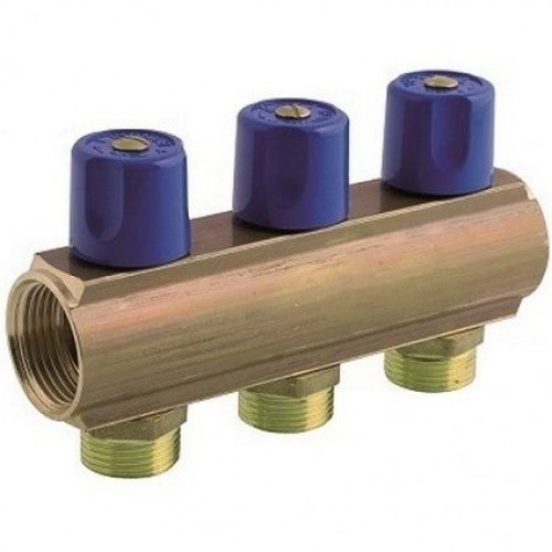 238E Колектор вентильний  Bianchi 1" x 3/4" x 8 виходів