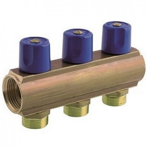 239E Колектор вентильний  Bianchi 1" x 3/4" x 9 виходів