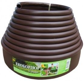 Садовий бордюр Gartec (коричневий) – 20м Садовий бордюр Gartec (коричневий) – 20м