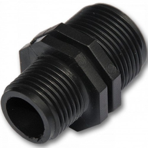Ніпель ПЭ Irritec - 1/2" x 1" Ніпель ПЭ Irritec - 1/2" x 1"
