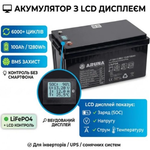 Аккумулятор Aruna LFP 100-12.8BD Аккумулятор Aruna LFP 100-12.8BD