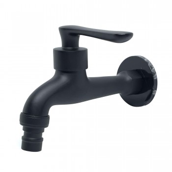 Кран кульовий поливальний Faucet - 1/2" (Black) Кран кульовий поливальний Faucet - 1/2" (Black)
