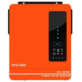 Гібридний інвертор Anern AN-SCI-EVO-4200, 24 В, 4200 Вт (безперебійник, UPS, ДБЖ) Гібридний інвертор Anern AN-SCI-EVO-4200, 24 В, 4200 Вт (безперебійник, UPS, ДБЖ)