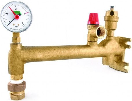 336630 Група безпеки котла Caleffi 3/4" x 3 бар 336630 Група безпеки котла Caleffi 3/4" x 3 бар
