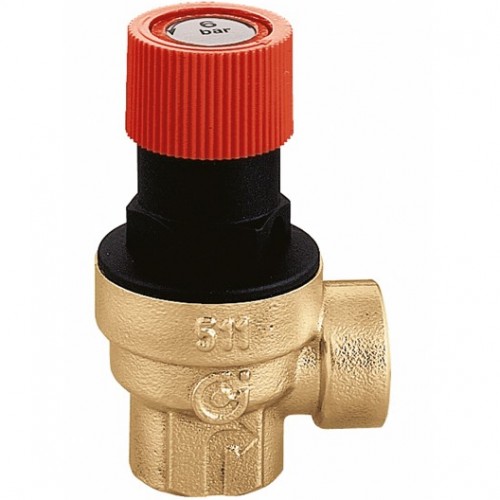 513470 Запобіжний мембранний клапан Caleffi 1/2"ВВ x 7,0 бар 513470 Запобіжний мембранний клапан Caleffi 1/2"ВВ x 7,0 бар