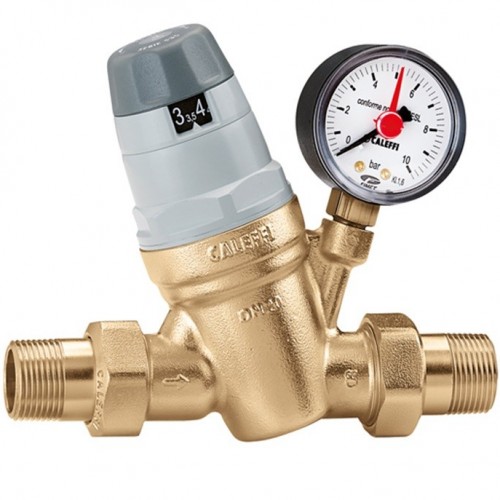 535050 Редуктор тиску зі шкалою Caleffi - 3/4" 535050 Редуктор тиску зі шкалою Caleffi - 3/4"