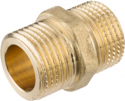 F189 Ніпель латунь Pattaroni - 1 1/4" ЗЗ F189 Ніпель латунь Pattaroni - 1 1/4" ЗЗ