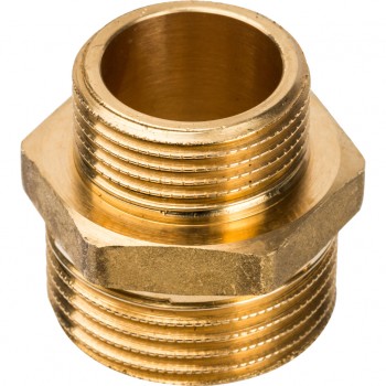 F591 Ніпель латунь Pattaroni - 1" x 3/4" ЗЗ F591 Ніпель латунь Pattaroni - 1" x 3/4" ЗЗ