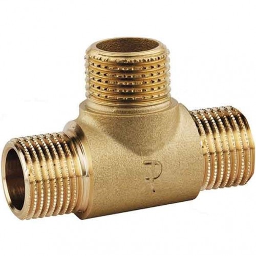 F129 Трійник латунь Pattaroni - 1/2" ЗЗЗ F129 Трійник латунь Pattaroni - 1/2" ЗЗЗ
