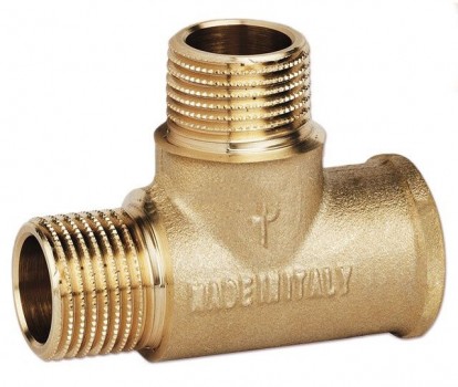 F143 Трійник латунь Pattaroni - 1/2" ВЗЗ F143 Трійник латунь Pattaroni - 1/2" ВЗЗ