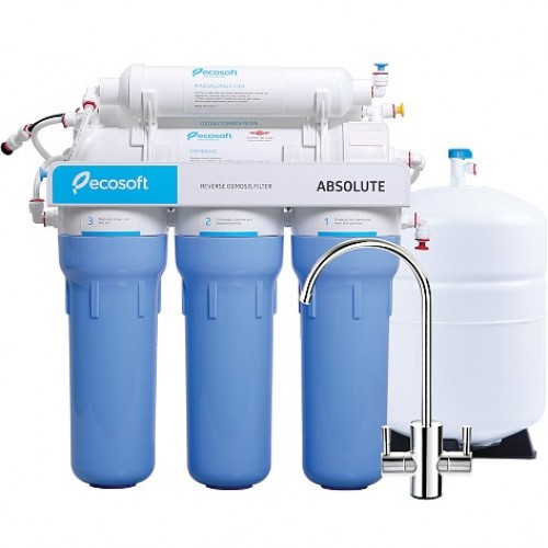 Система зворотного осмосу Ecosoft Absolute з мінералізатором (MO650MECO) Система зворотного осмосу Ecosoft Absolute з мінералізатором (MO650MECO)