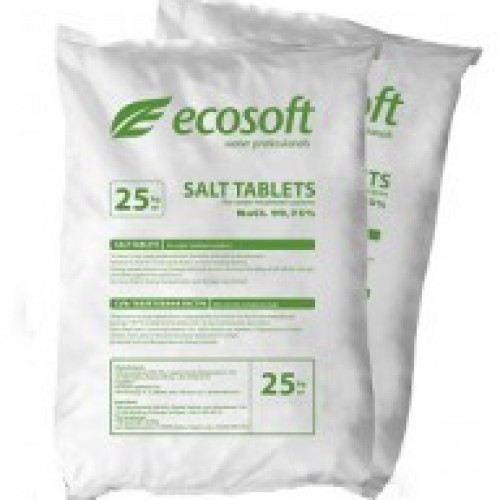 Таблетована сіль ECOSOFT - 25 кг ECOSIL Таблетована сіль ECOSOFT - 25 кг ECOSIL