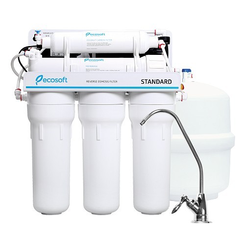 Система зворотного осмосу Ecosoft Standard з помпою (MO550PECOSTD) Система зворотного осмосу Ecosoft Standard з помпою (MO550PECOSTD)